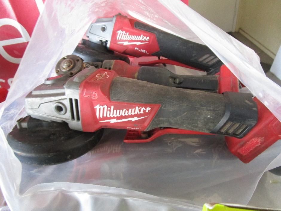 Assorted Milwaukee 18v Power Tools