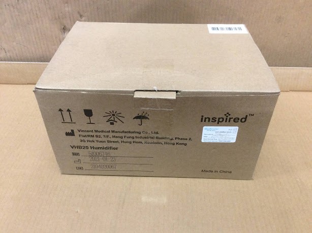 Inspired VHB20 Series Heated Humidifier - New