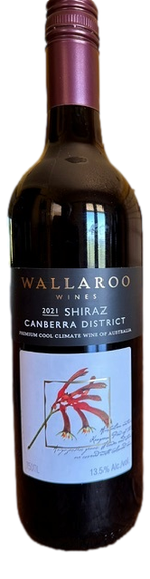 Wallaroo Wines Shiraz 2021 (12x 750mL) Canberra Region
