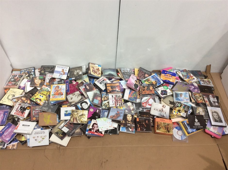 Mixed DVD Movies & Music Collection Lot