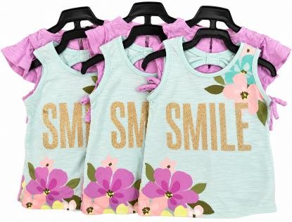 2 x 3pc CARTER'S Girls' Tops, Size 3T, Floral (Blue/Purple), 253i317.