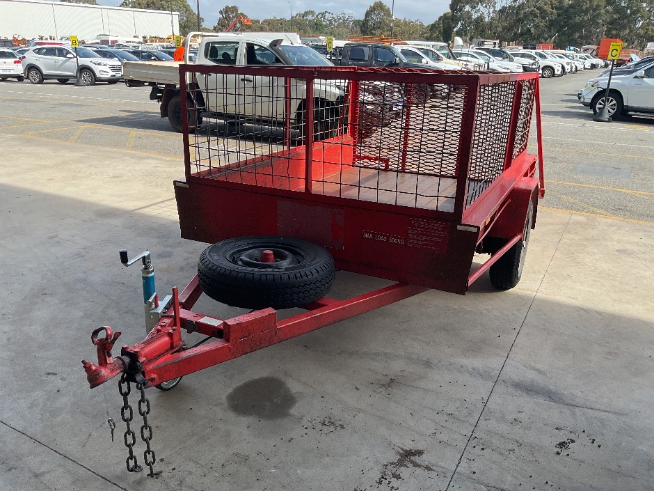 2010  Single Axel Cage Trailer
