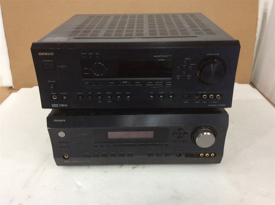 Integra DTR-5.6 AV Receiver + Onkyo TX-SR602 AV Receiver