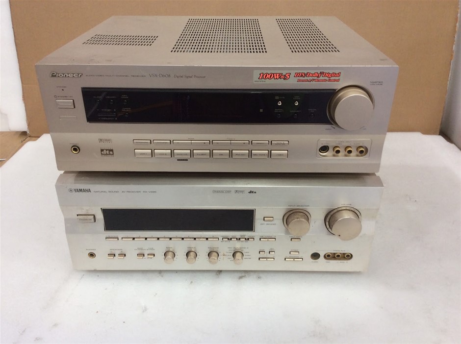 Pioneer VSX-D608 AV Receiver + Yamaha RX-V995 Natural Sound AV Receiver