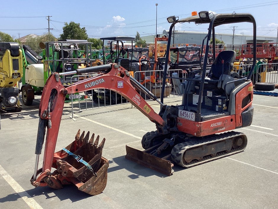 Kubota KX018-4 1.8T Tracked Diesel Mini Excavator