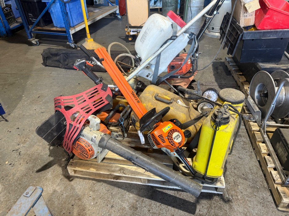 Pallet of Outdoor Power Equipment