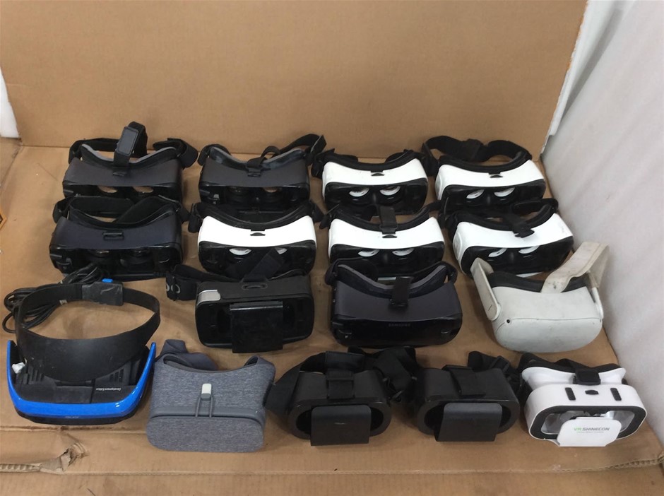 Mixed Brands VR Shinecon Headsets (Lot of 16)