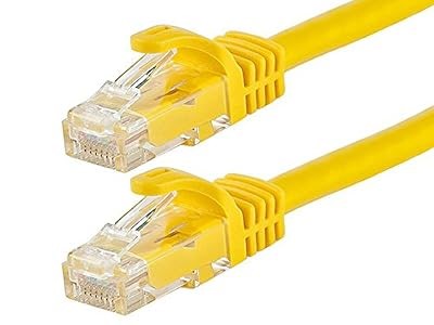 3 x Monoprice Flexboot Cat6 Ethernet Patch Cable - Network Internet Cord -