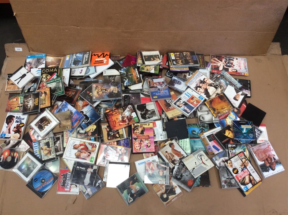 Mixed Titles DVD Blu-ray Movies TV Series And Music CDs