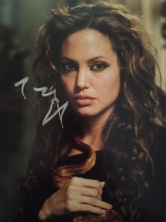 ANGELINA JOLIE SIGNED MOVIE PHOTO