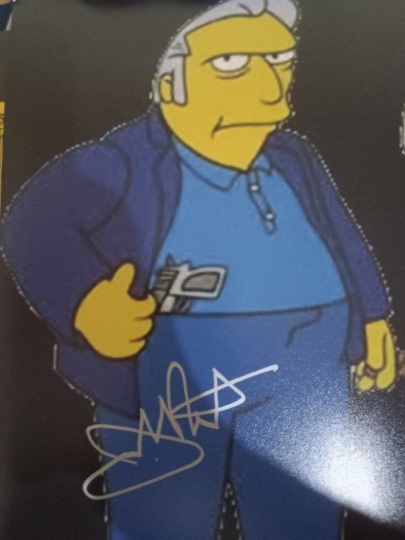 THE SIMPSONS 'FAT TONY' SIGNED BY JOE MANTEGNA