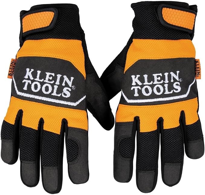Klein Tools 60618 Gloves, Thinsulate Lined Thermal Winter Weather Work Glov