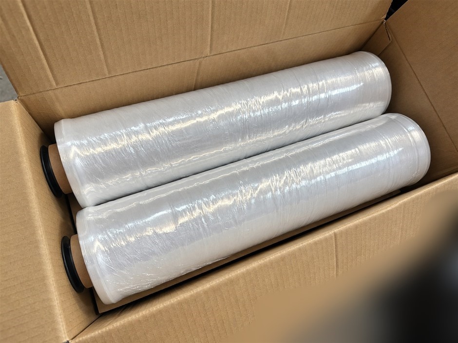 STRAP&WRAP H20 Industrial Clear Packaging Rolls (1 Carton, 4 Rolls)