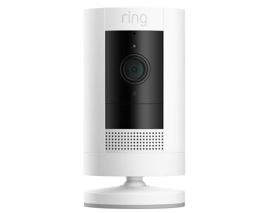 RING Stick Up Cam Battery Full HD Security Camera, White.  Buyers Note - Di
