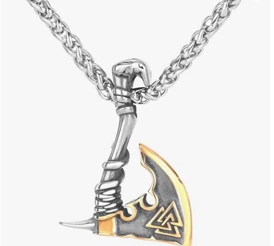 Jewelz Merchants Men’s Gold Tone Gun Pendant + FREE Chain