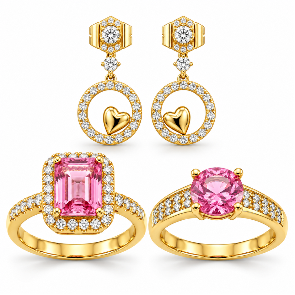 Jewelz Merchants Black Friday Special –2Rings & Earrings