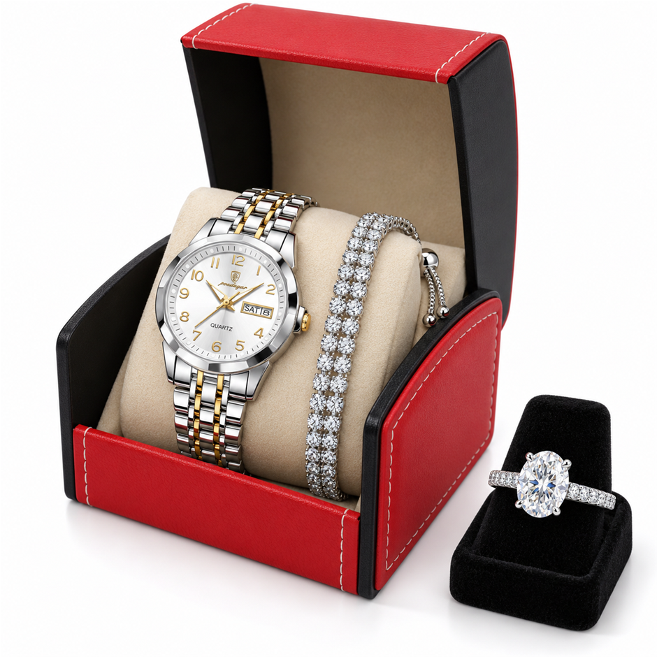Jewelz Merchants Black Friday Special – Watch, Bracelet & Ring w Box