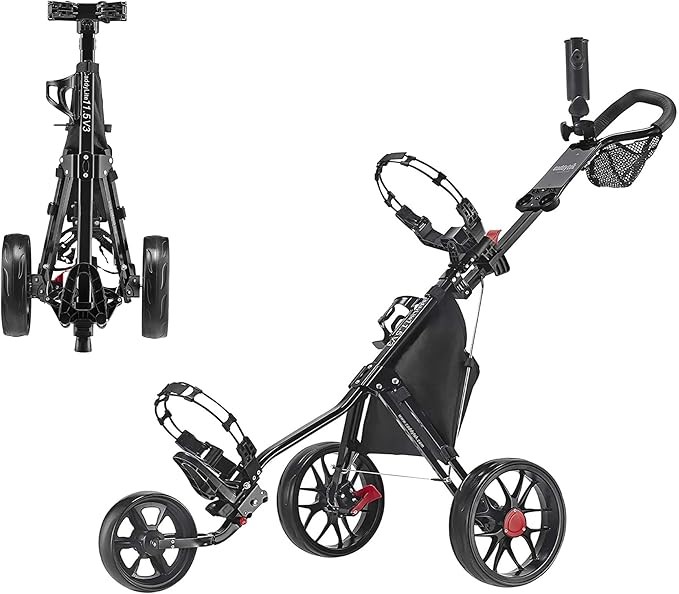 CADDYTEK CaddyLite 11.5 V3 3 Wheel Golf Push Cart - Superlite Deluxe, Light