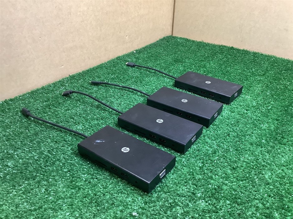 HP HSA-U002H Travel USB-C Multi-Port Hub (Lot of 4)