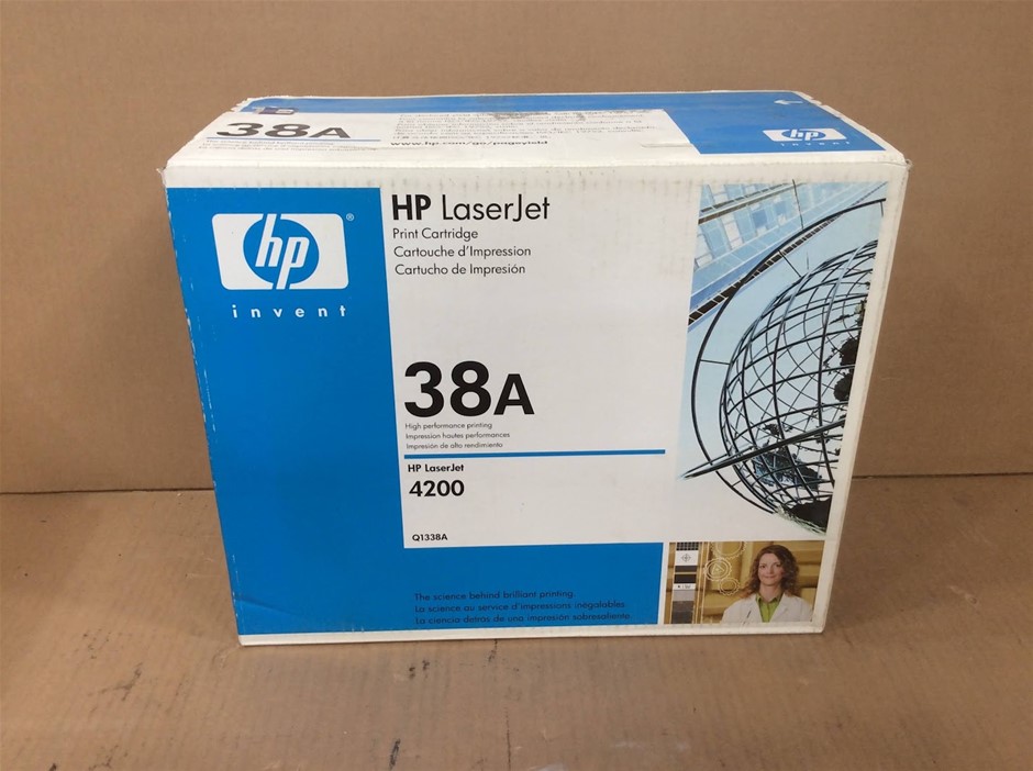 HP LaserJet 38A Q1338A Black Toner Cartridge For 4200 Printers - New