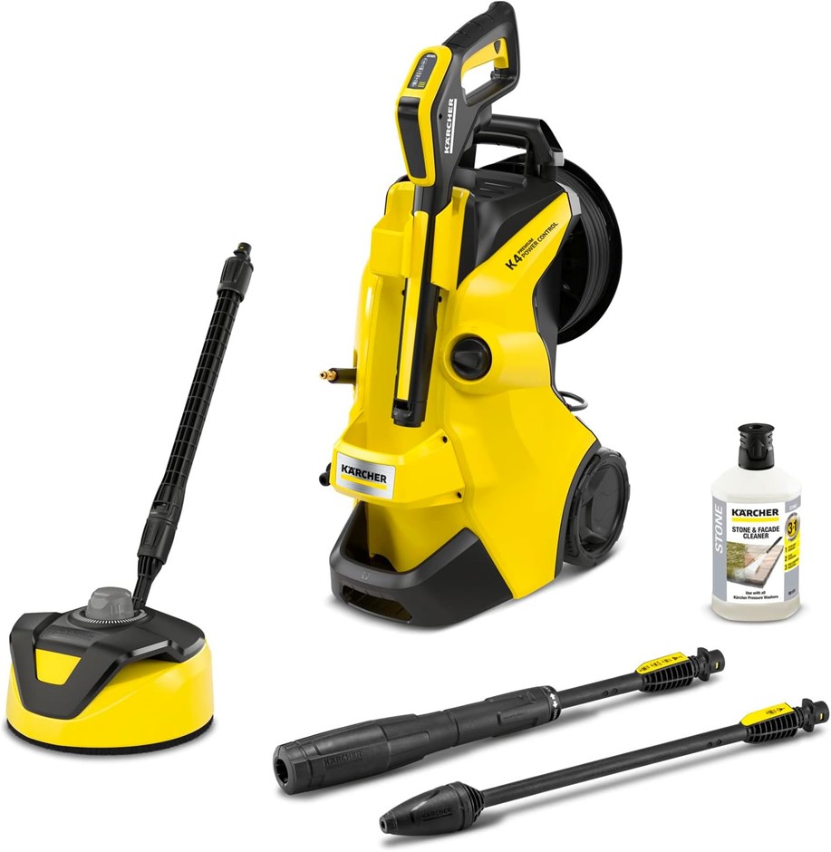 KARCHER K 4 Premium Power Pressure Washer with Home Kit. NB: missing power