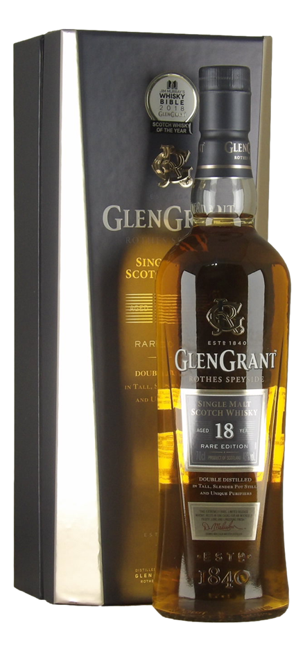 Glen Grant 18 Year Old Rare Edition (1x 700mL).Scotland