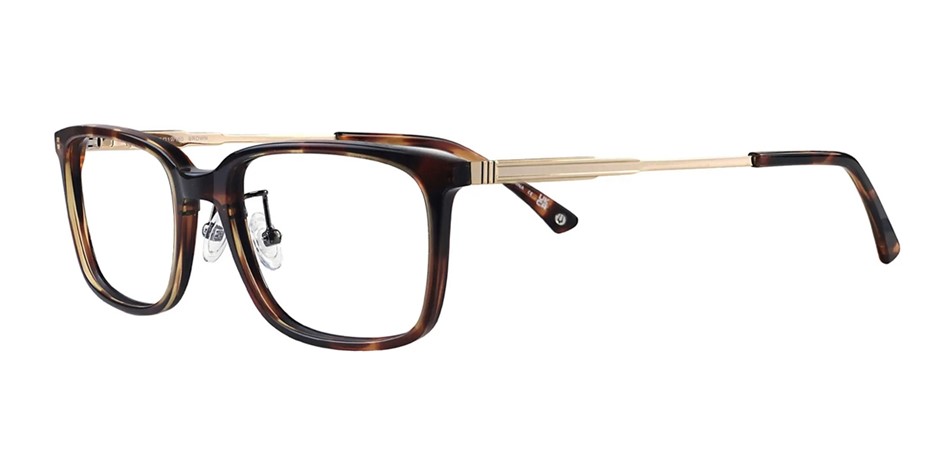 BULOVA Bartlett Lake Glasses Frames, 56-19-150, Alternative Fit, Brown. NB:
