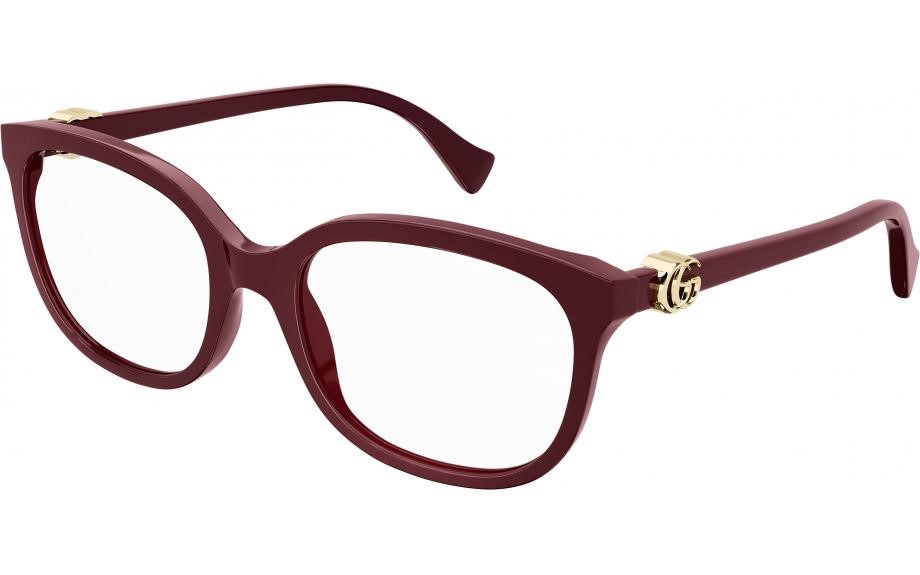 GUCCI Glasses Frames, 54-18-145, Burgundy (003), GG1075OA. RRP: $349.97. NB