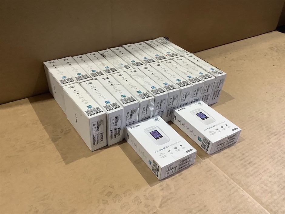 D-Link DWR-933M 4G+ Cat6 Wi-Fi 6 Mobile Hotspot Router (Lot of 22)