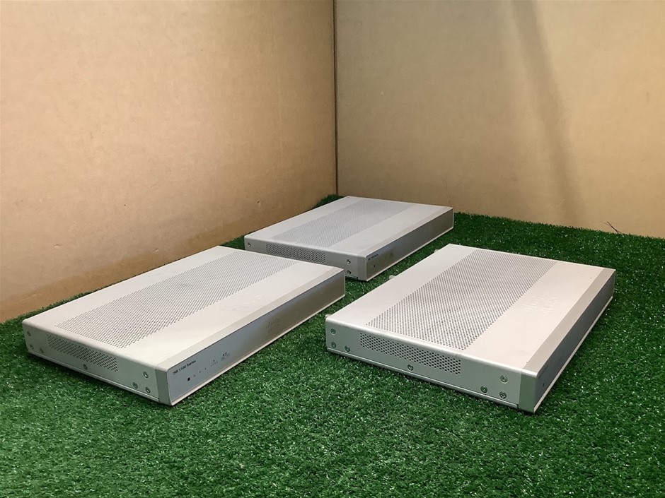 Cisco C1117 ISR 1100 Series 4G LTE Integrated Services Router (Lot of 3)