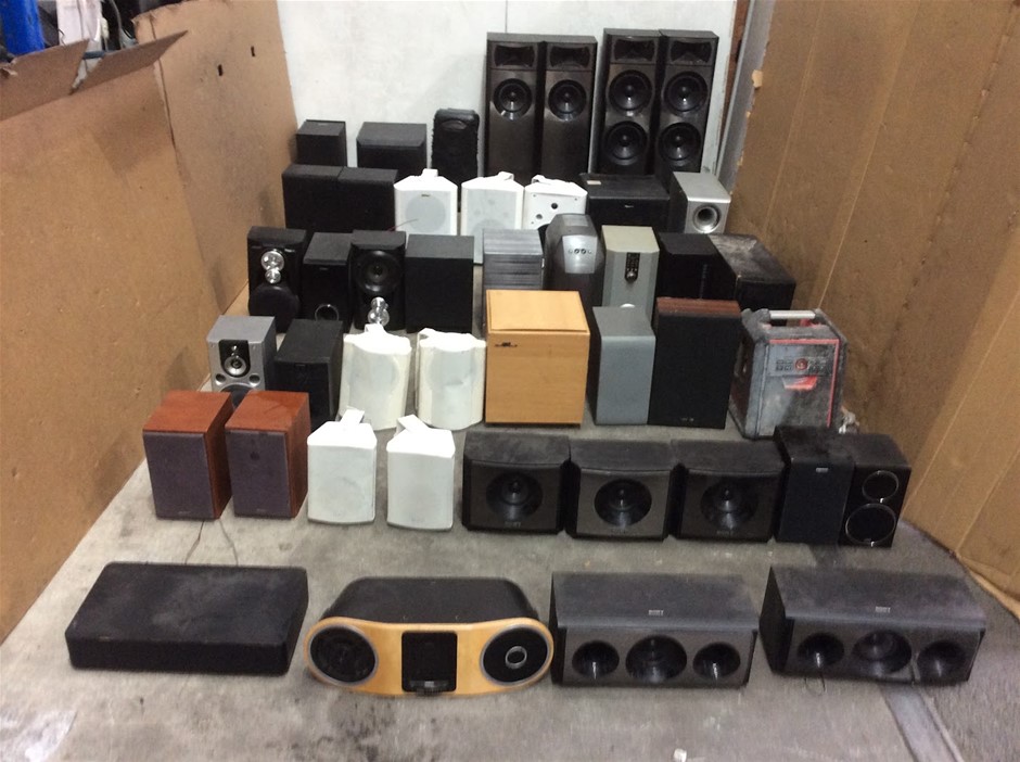 Mixed Brands Bookshelf, Satellite & Home Theatre Speakers