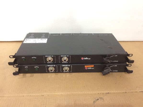 RIELLO UPS MPR 16A Manual Bypass Unit PDU (Lot of 2)