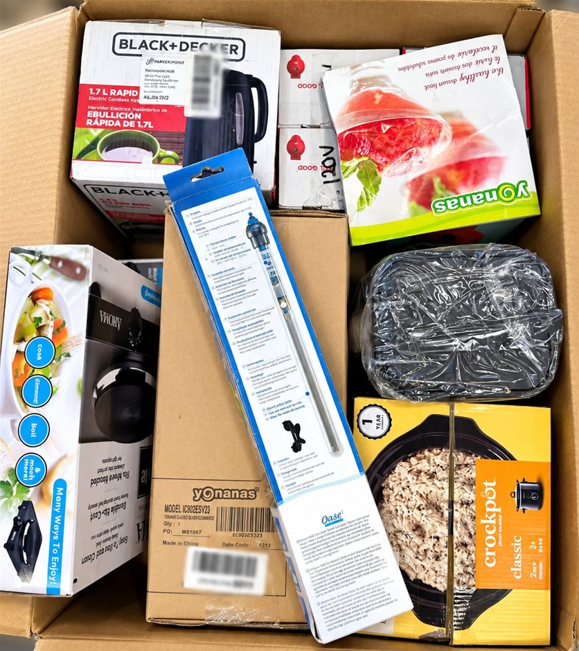 Assorted U.S. PLUGS Kitchen Appliances & Household Electrical Bundle – BLAC