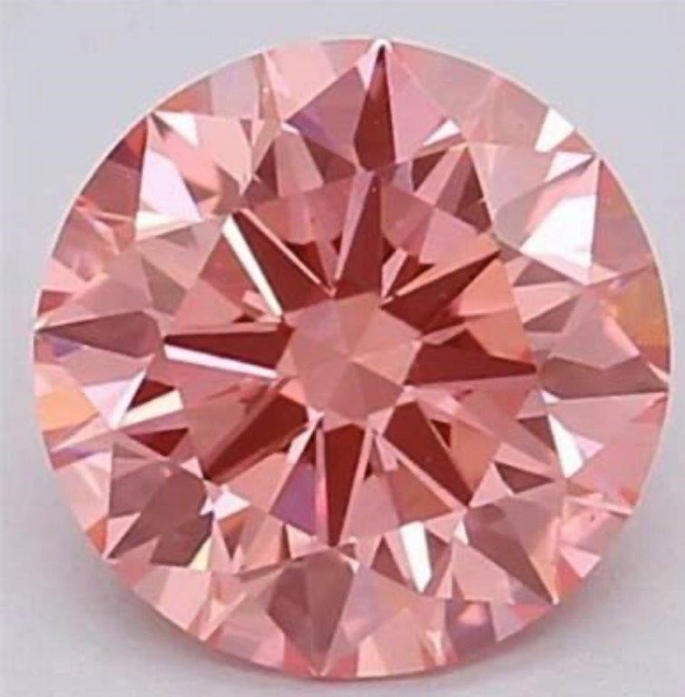 1 carat Pink Mossaintes certified