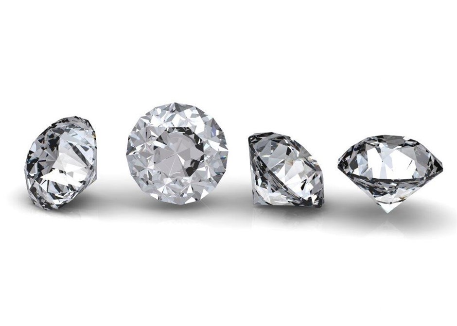 0.03 TCW White 4 round diamond