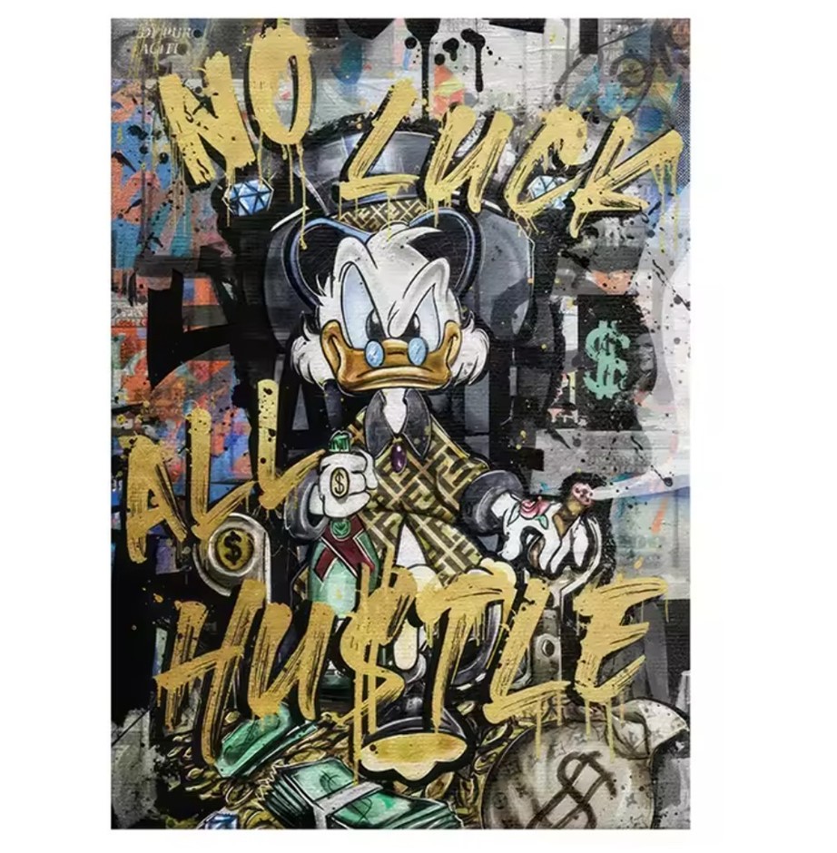 DISNEY (after) "Donald Duck" Pop Art CANVAS PRINT