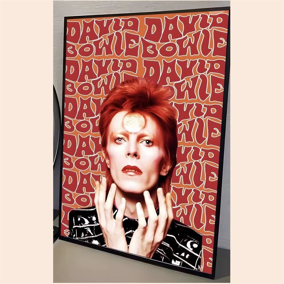 DAVID BOWIE "1972 Ziggy Stardust" CANVAS Print.