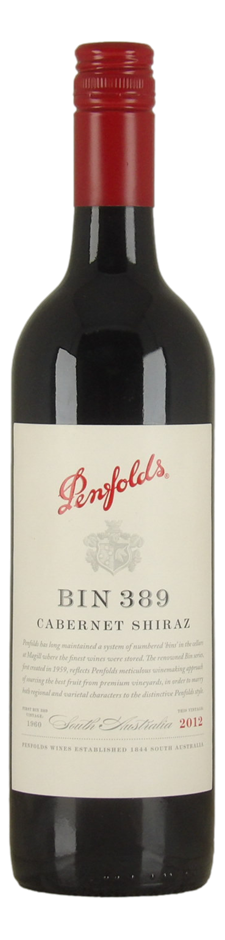 Penfolds Bin 389 Cabernet Shiraz 2012 (1x 750mL), SA.
