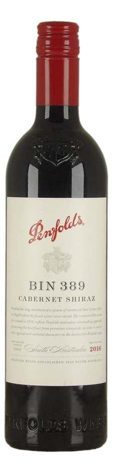 Penfolds Bin 389 Shiraz Cabernet 2016 (1x750mL)