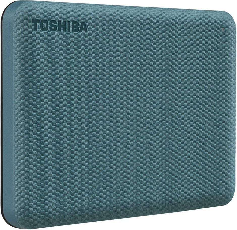 TOSHIBA Canvio Advance V10 1TB USB 3.0 Portable External Hard Drive, Green.