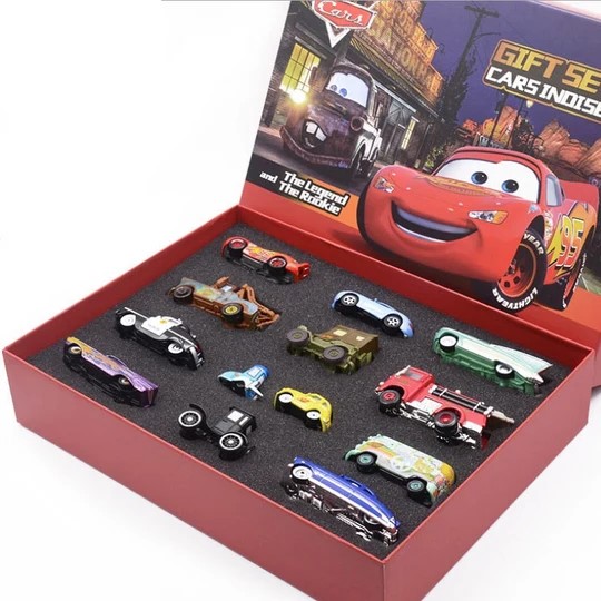 Pixar Cars 3 Metal Diecast Car Model Toy Gift Set