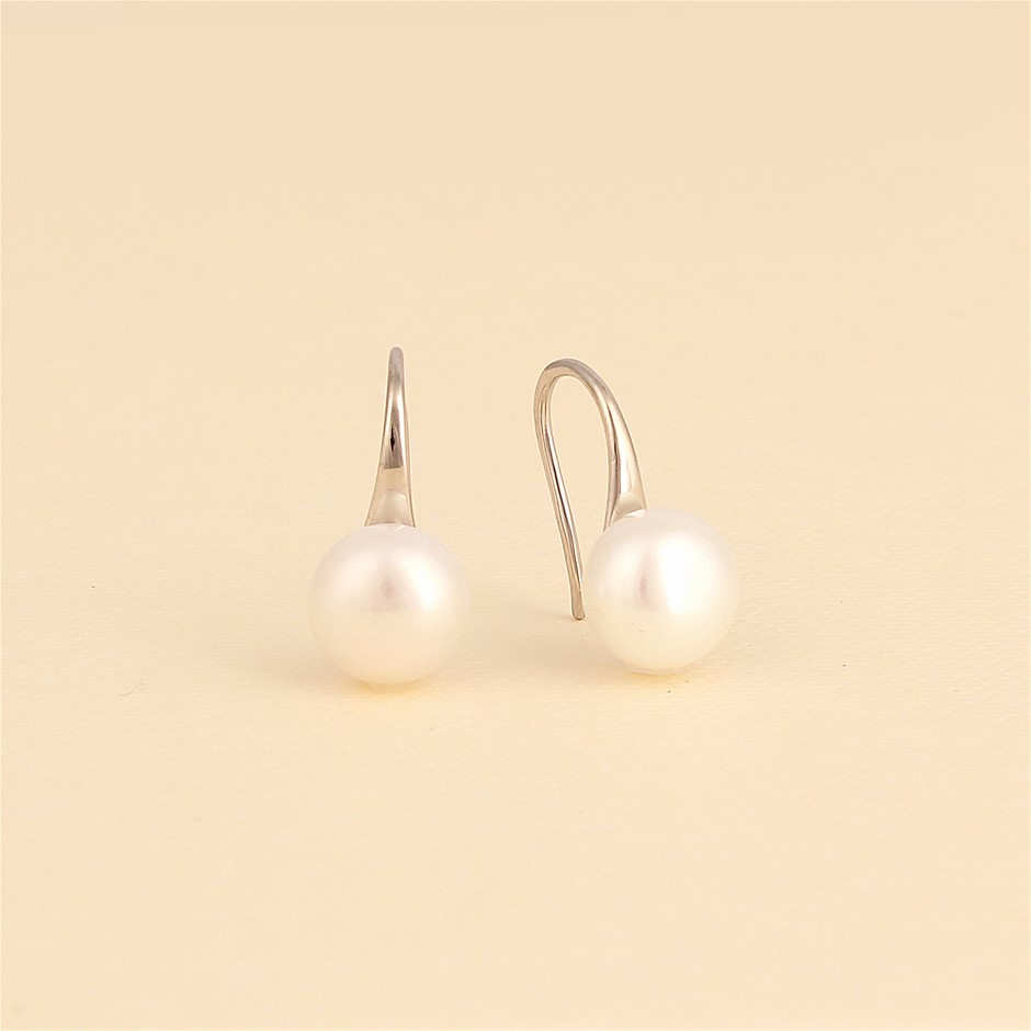Fresh Water Pearl 925 Sterling Silver Drop Earrings