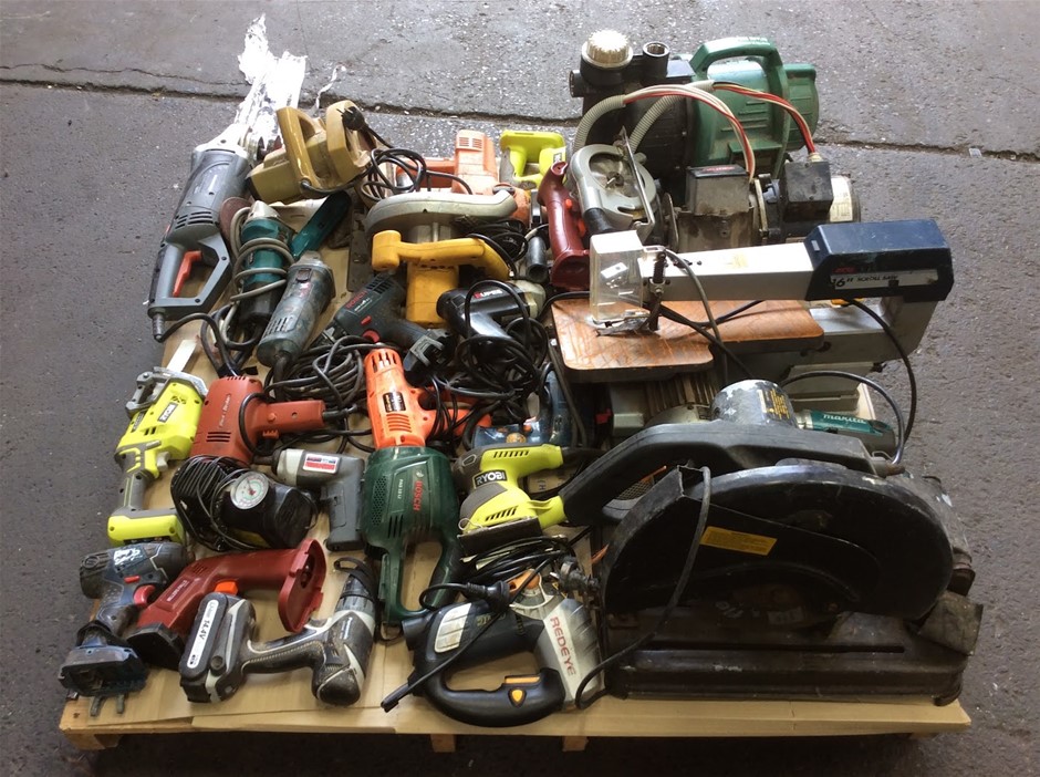 Mixed Lot of Assorted Power Tools