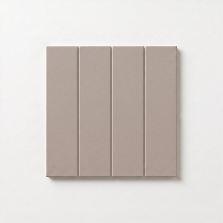 15.34m² of Deco Mid Lines Ash Grey Floor/Wall Tiles 150x150x8.5mm