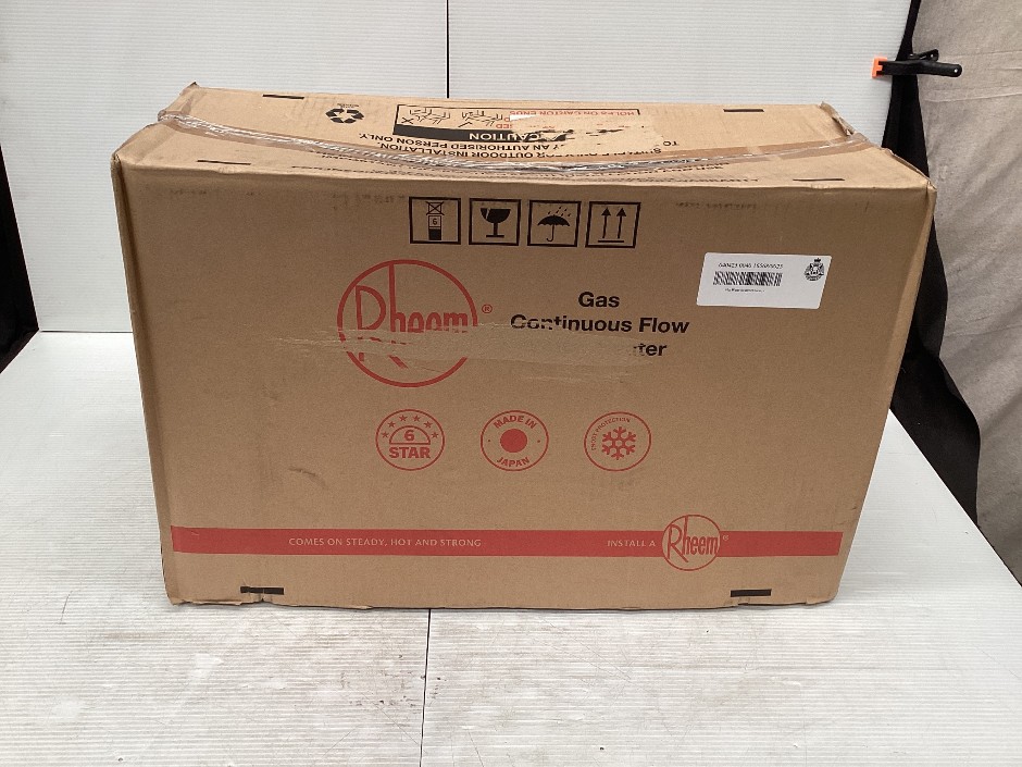 RheemContinuous Flow Gas Hot Water System 26L/Min