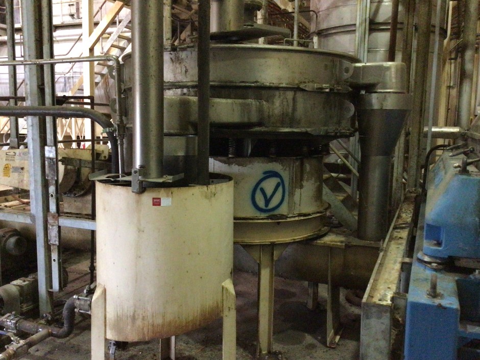 Shaker Screen and Catch Tank Complete with Liquid Catch Tank and Pump
