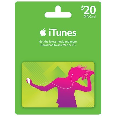 $20 Apple iTunes Gift Card