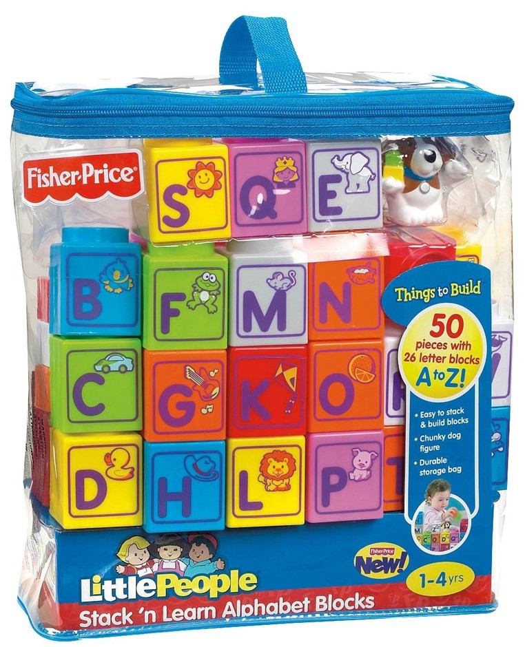 Fisher price letter store blocks