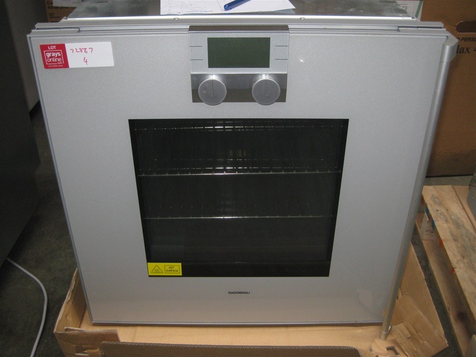 Gaggenau 60cm Single Oven Model BO221131 Auction Australia