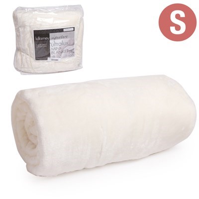 Killarney Single Ultralux Mink Blanket: 
